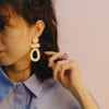 Vintage Geometric Long Dangle Earrings