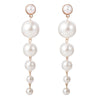 Trendy Elegant Big Simulated Pearl Earrings