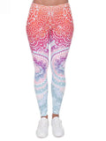 Ombre Mandala Yoga Leggings