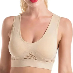 Seamless Mesh Sports Bra