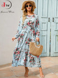 Elegant Floral Print Dress