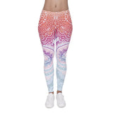 Ombre Mandala Yoga Leggings