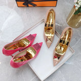 Fashion Rhinestone Pointed Toe Pumps