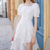 Summer Elegant Vintage White Dress