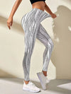 Casual Stripe Workout Leggings