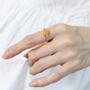 Gold Vintage Flower Ring