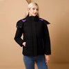 Winter Solid Down Jacket Coat With Pockets