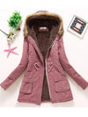 Casual Solid Long Parka